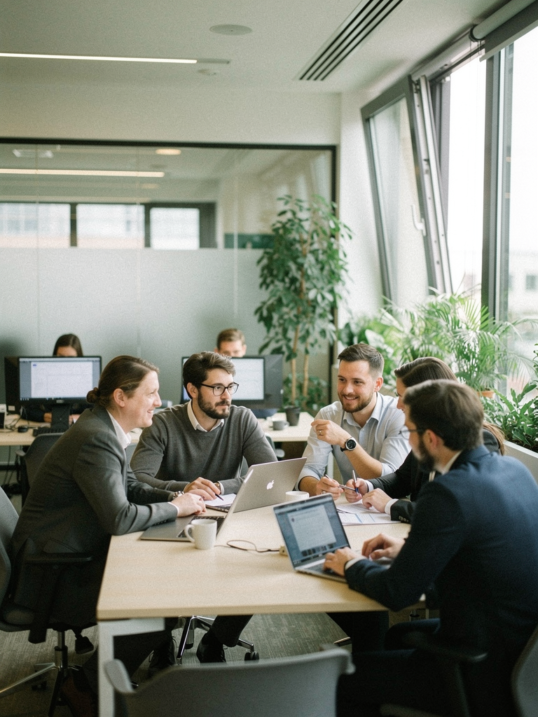 El fin de los cubículos: diseño de oficinas híbridas B2B para la colaboración El fin de los cubículos: diseño de oficinas híbridas B2B para la colaboración